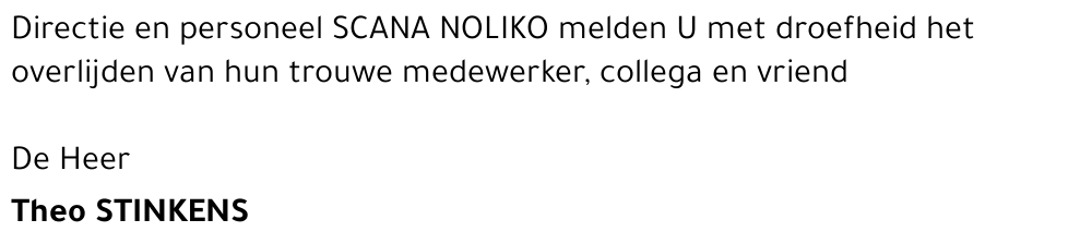 Theo STINKENS
