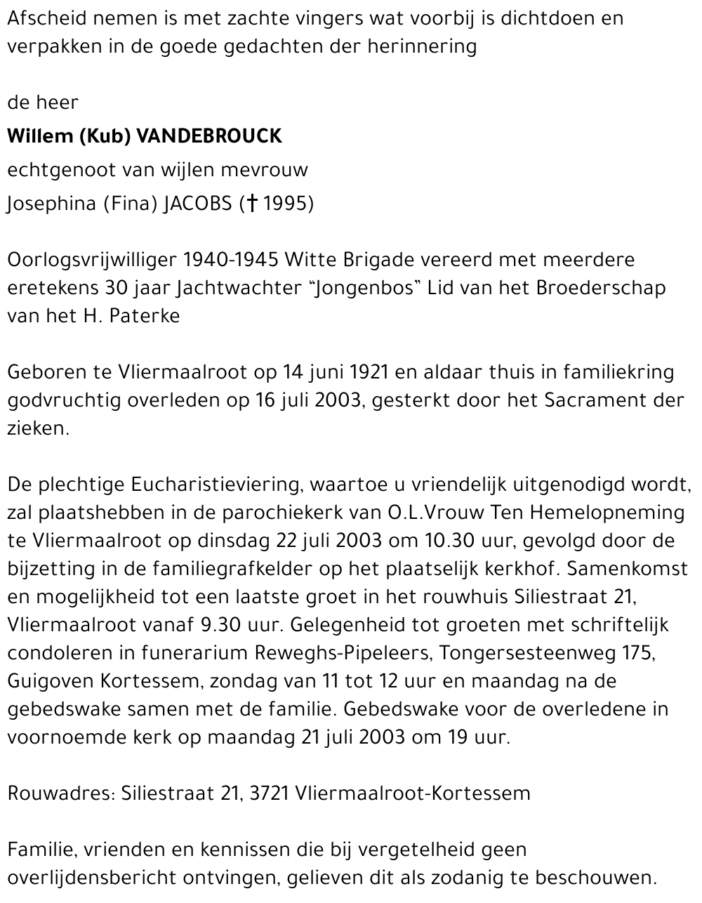 Willem Vandebrouck