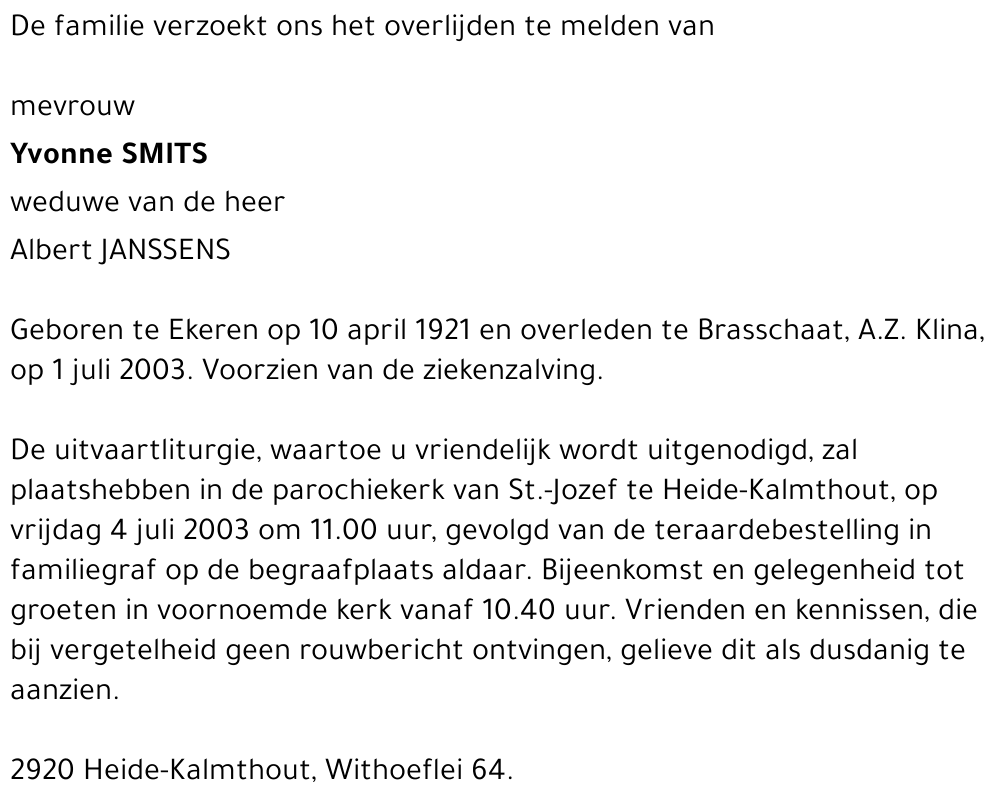 Yvonne Smits