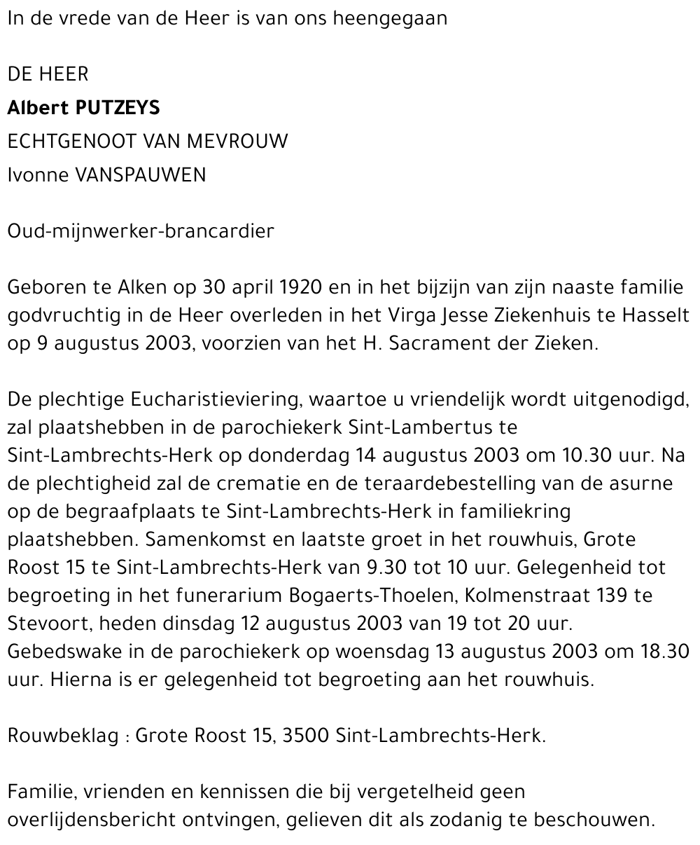 Albert Putzeys
