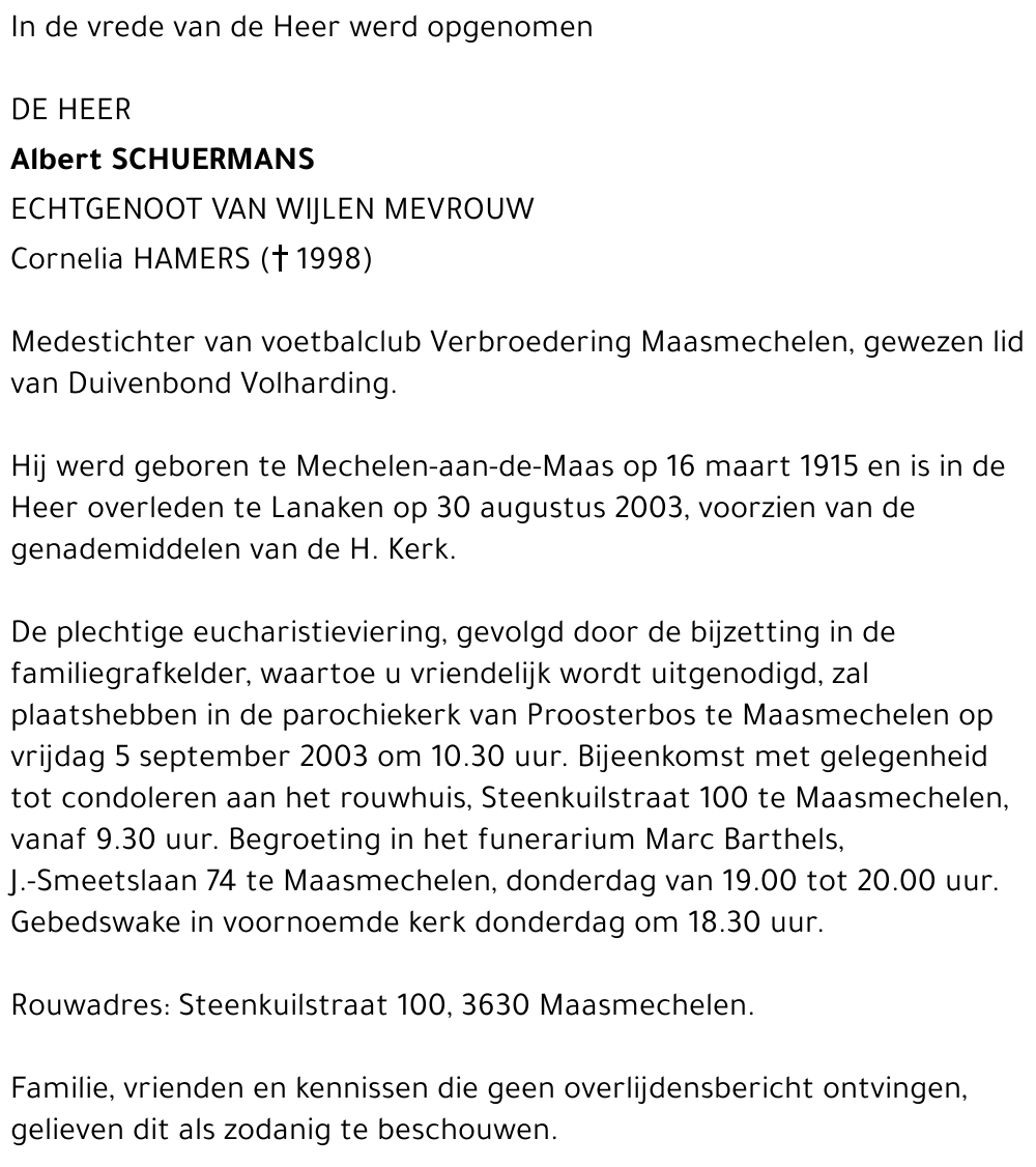 Albert Schuermans