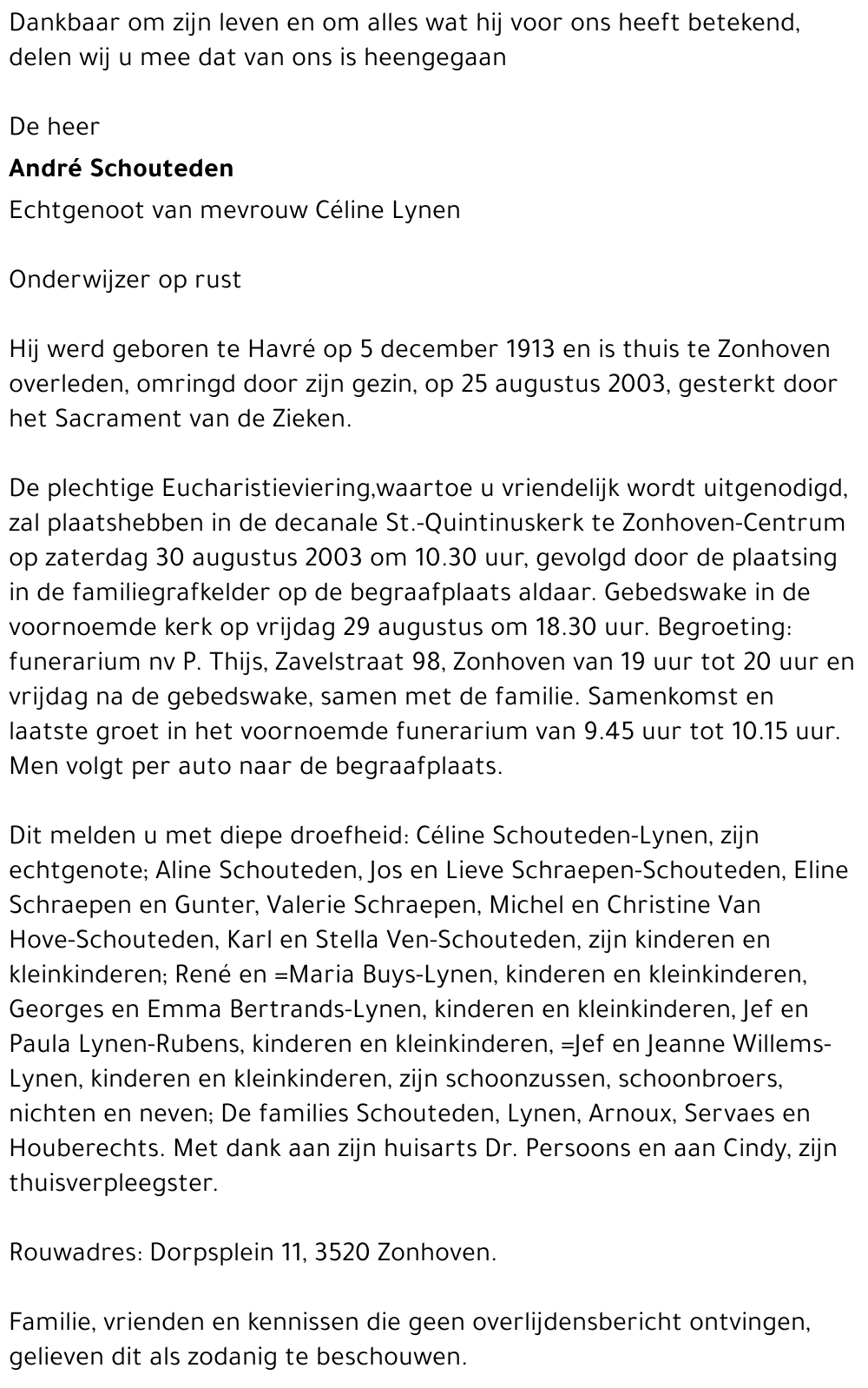 André Schouteden