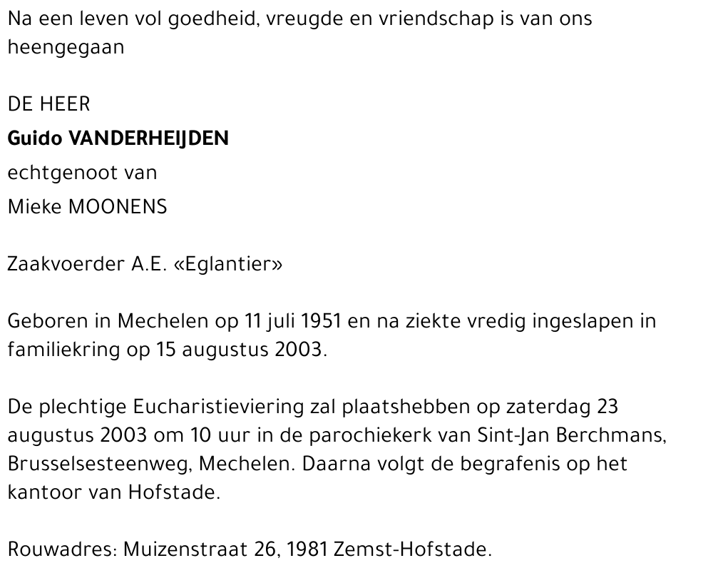 Guido Vanderheijden