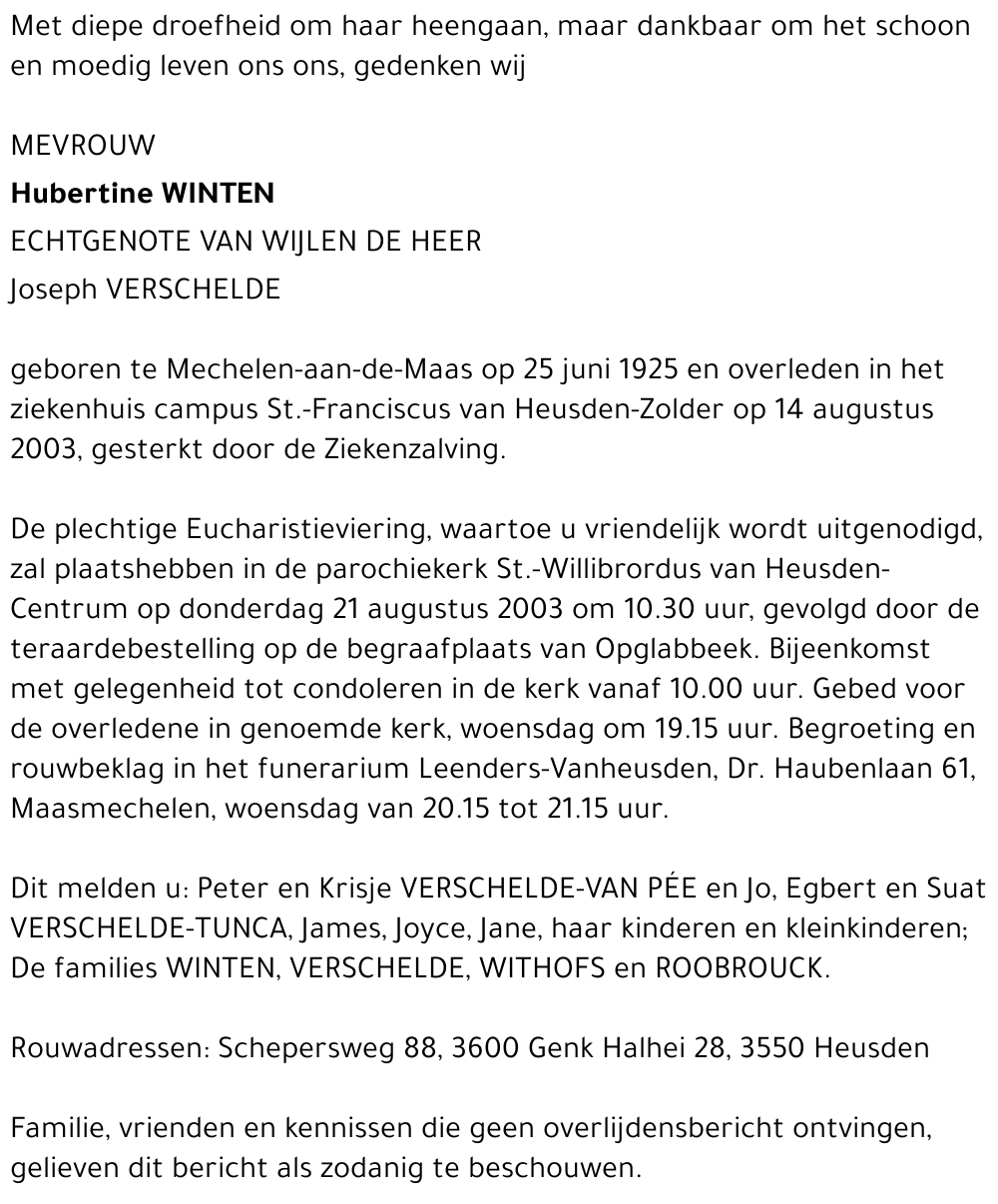 Hubertine Winten