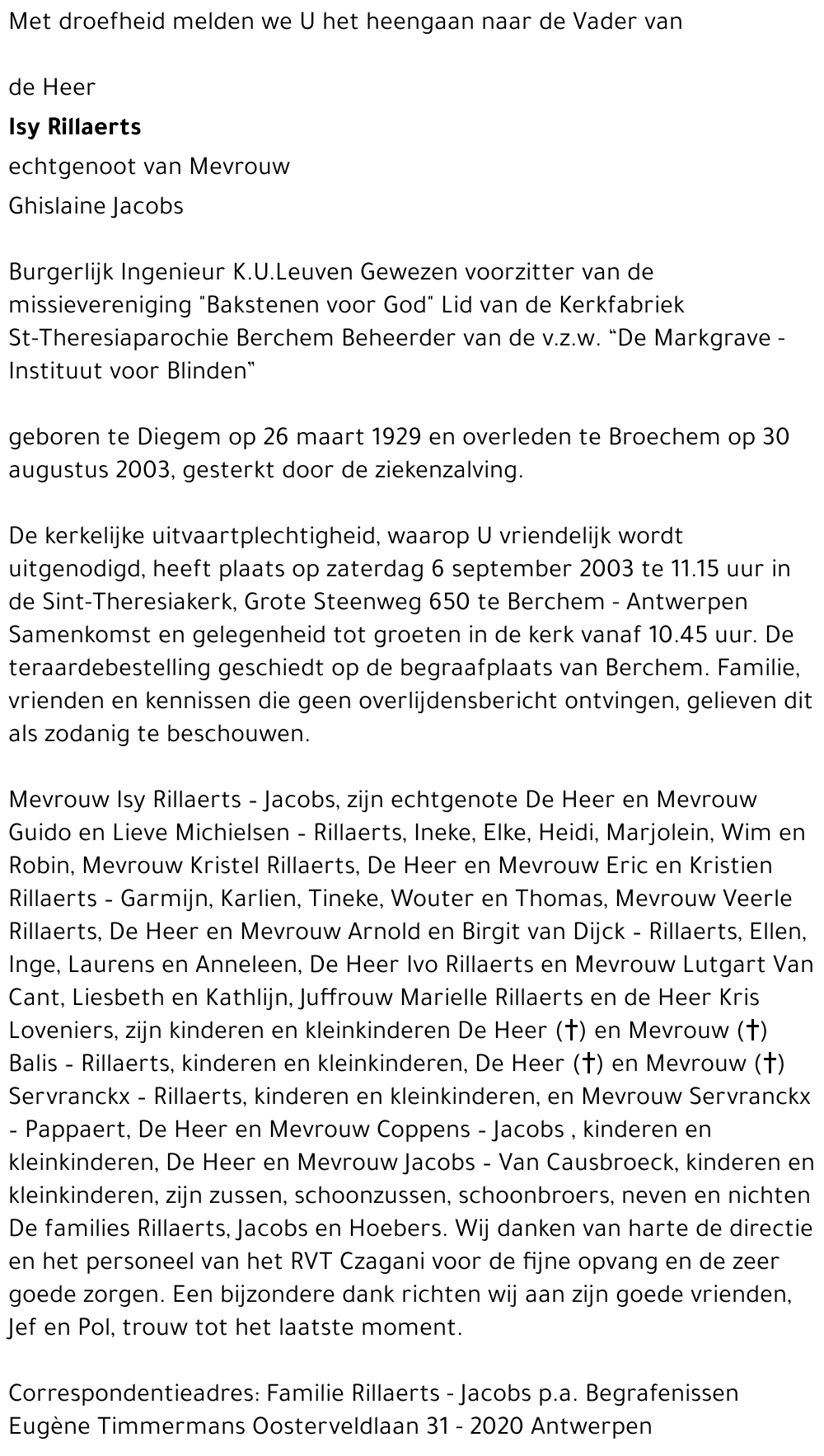 Isidoor Rillaerts