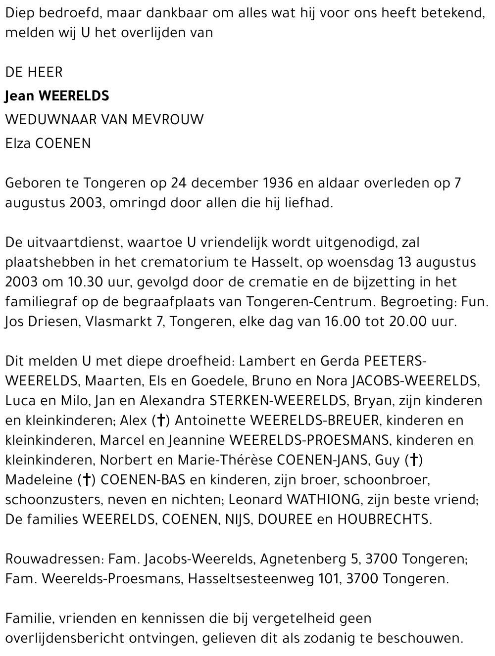 Jean Weerelds