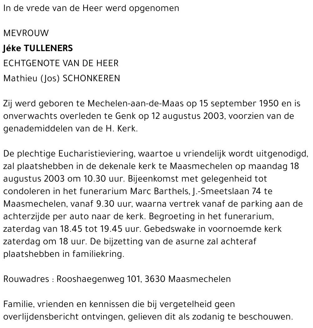 Jeke Tulleners