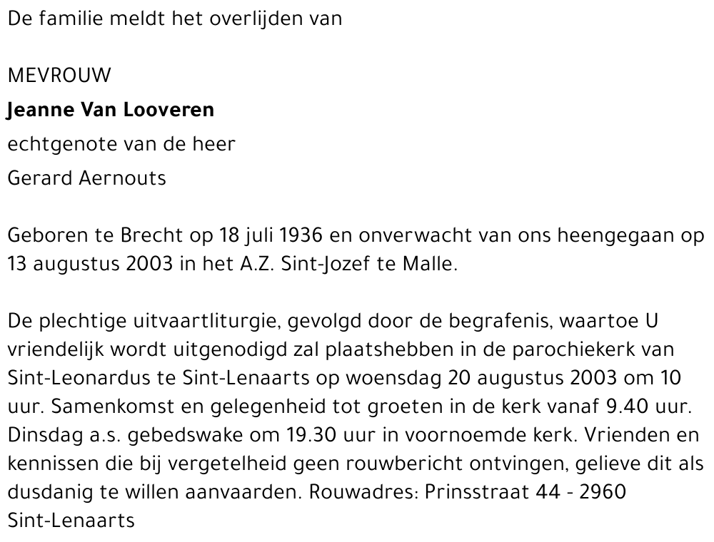 Joanna Van Looveren