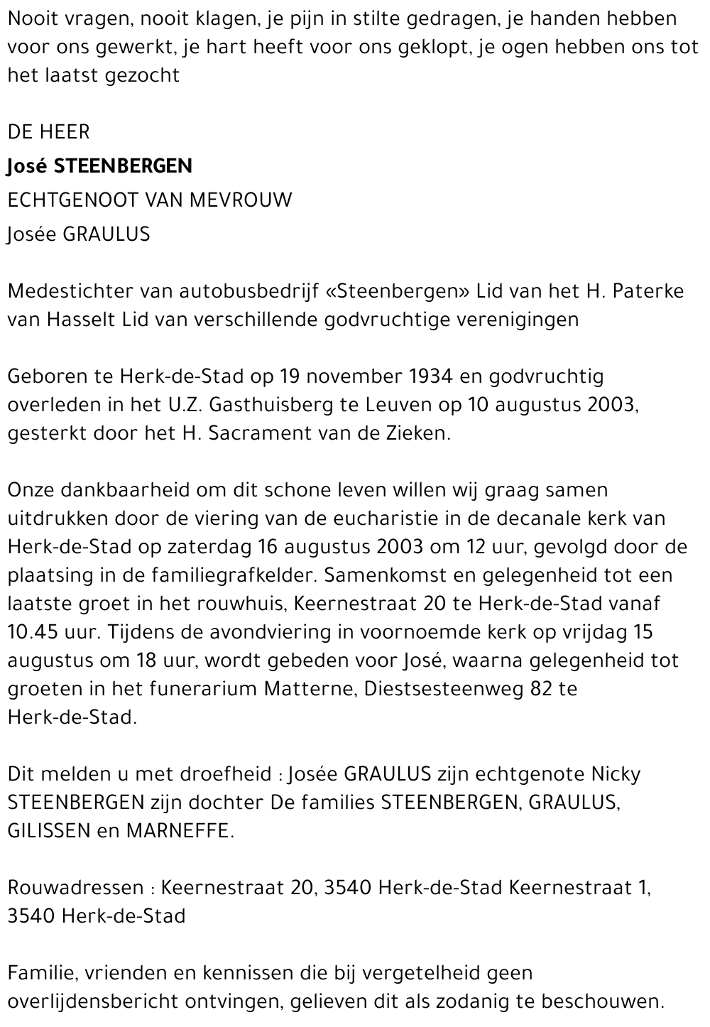 José Steenbergen