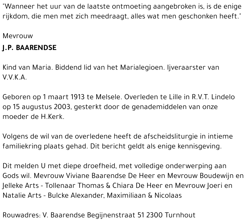 J.P. Baarendse