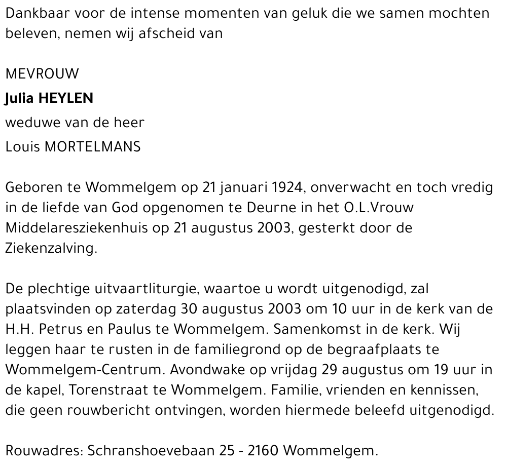 JULIA HEYLEN