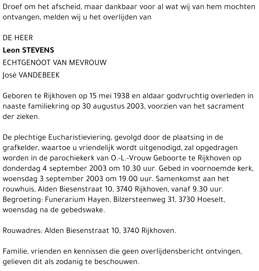 Leon Stevens