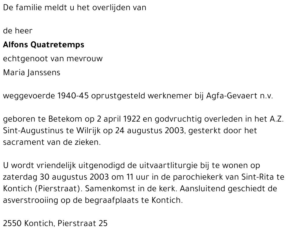 Lodewijk QUATRETEMPS