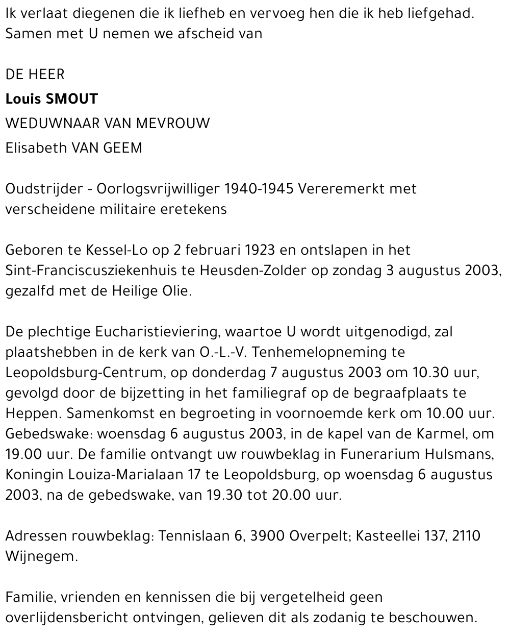 Louis Smout