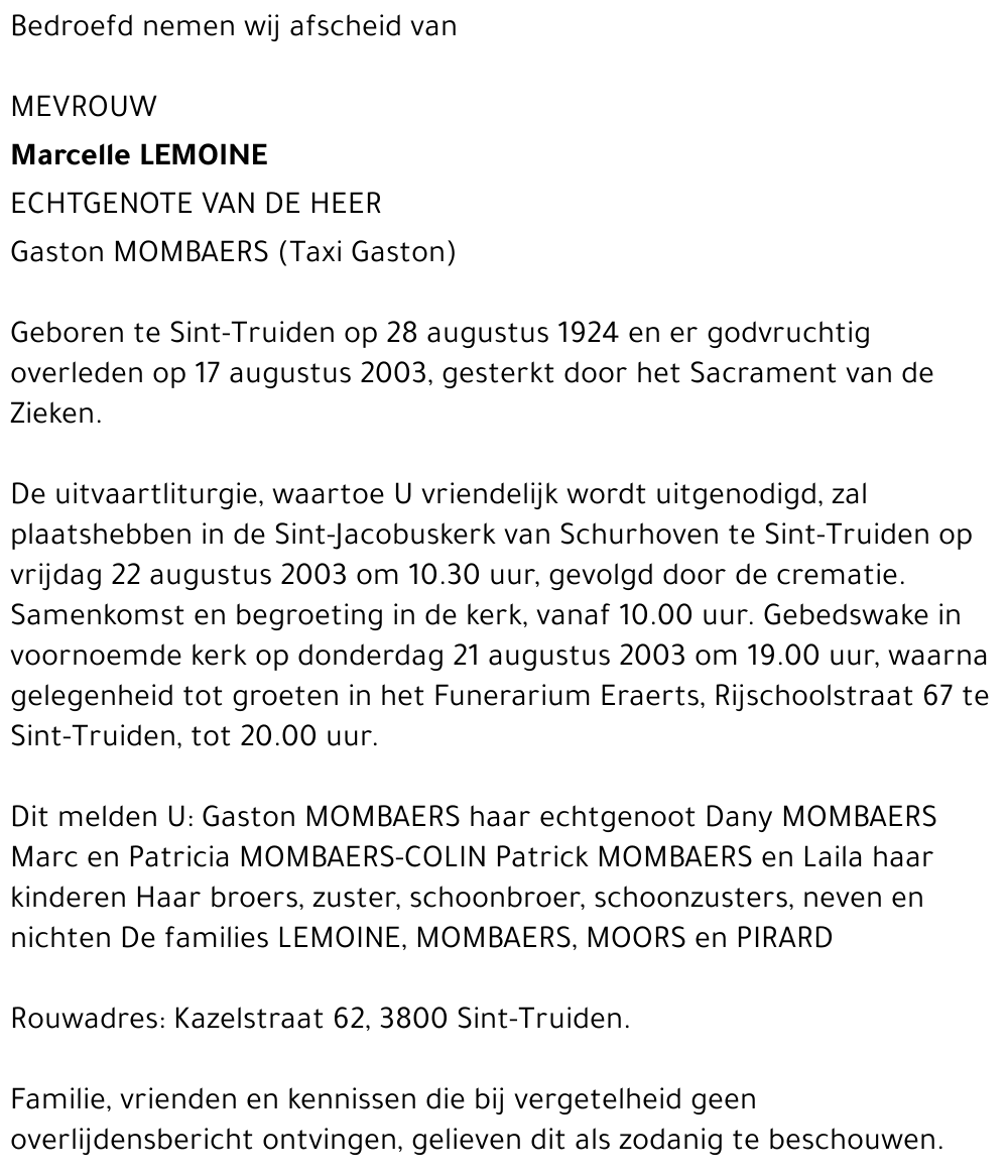 Marcelle Lemoine