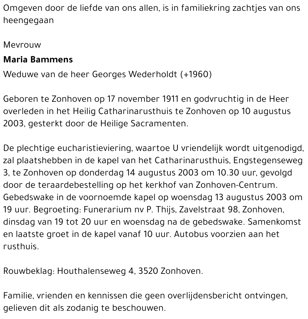 Maria Bammens