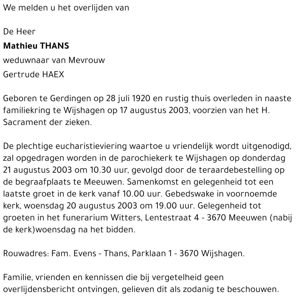 Mathieu THANS