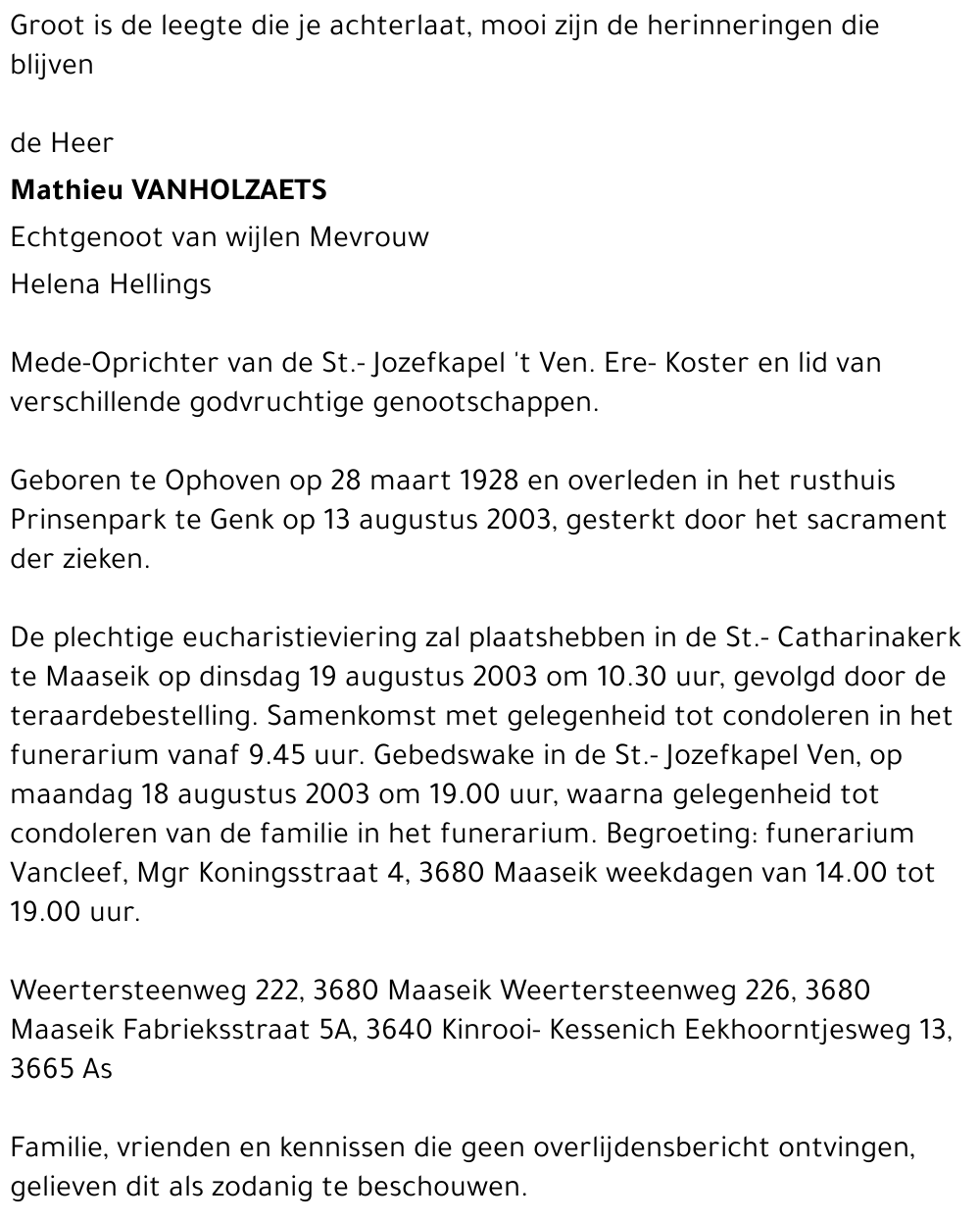 Mathieu Vanholzaets