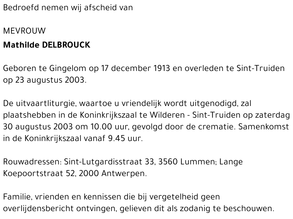 Mathilde Delbrouck