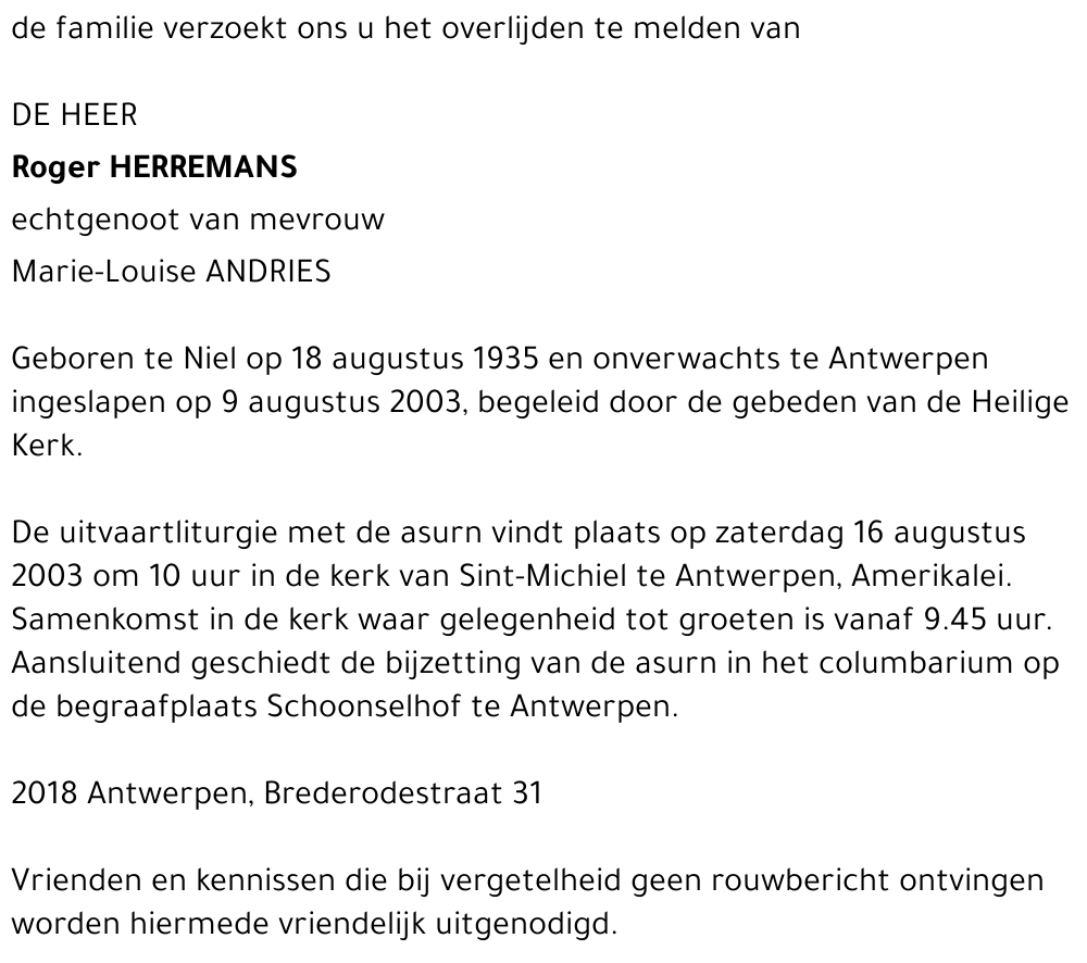 Roger Herremans