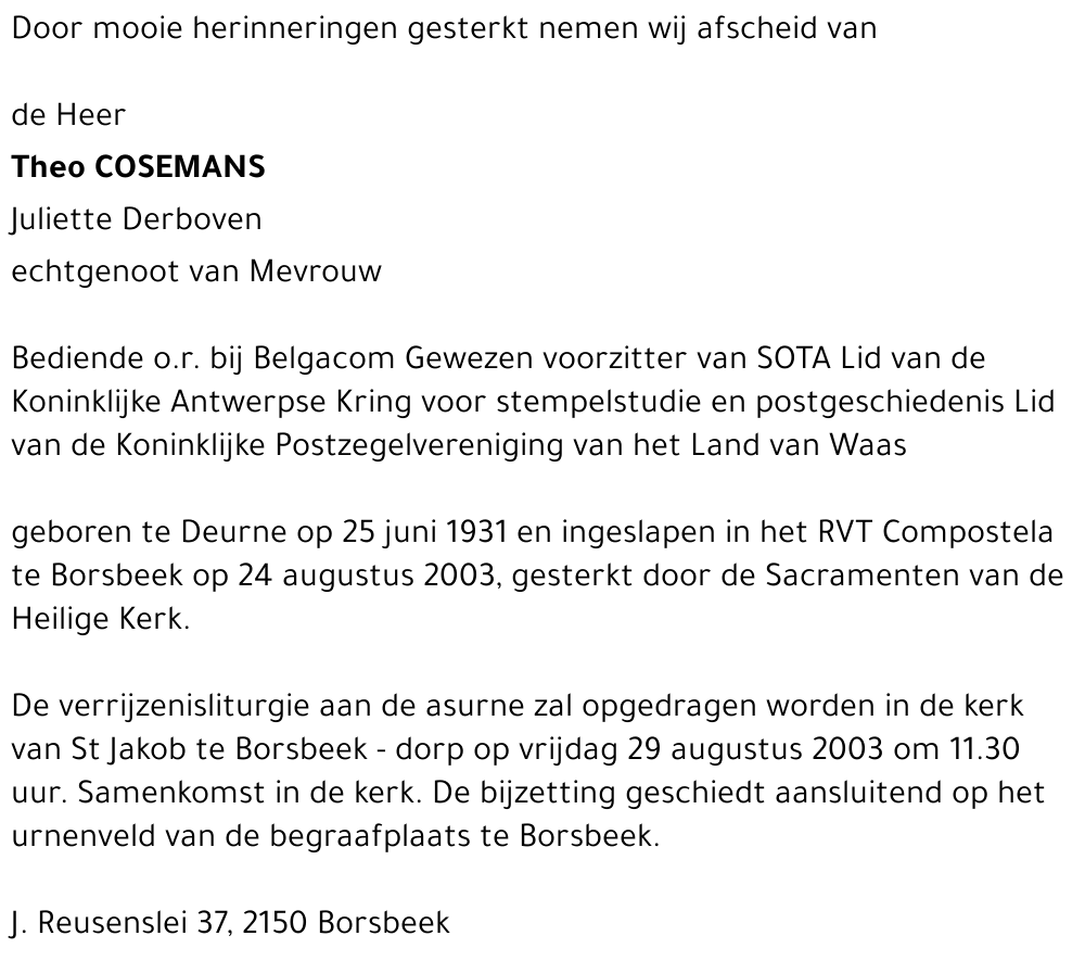 Theo Cosemans