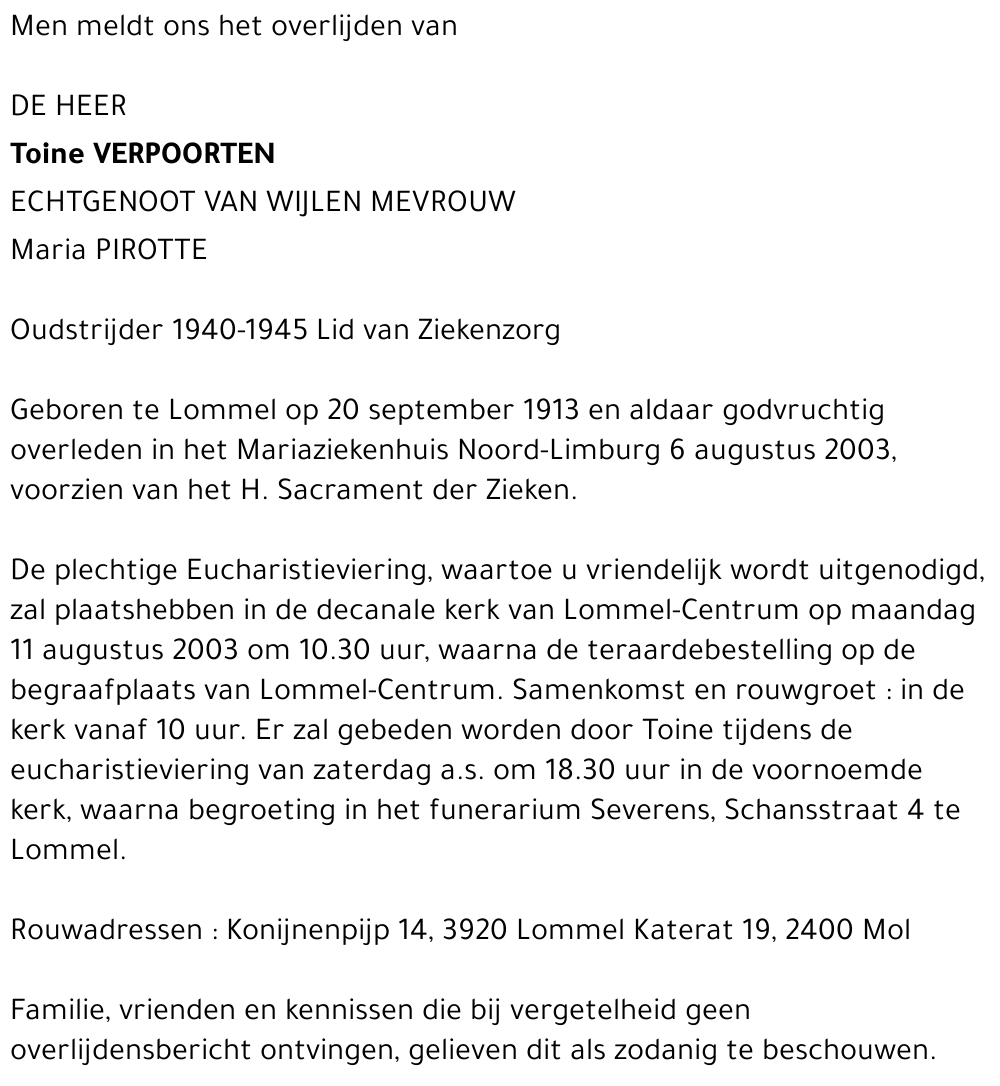 Toine Verpoorten