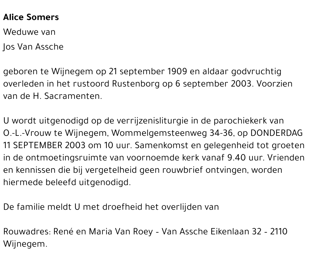 Alice Somers