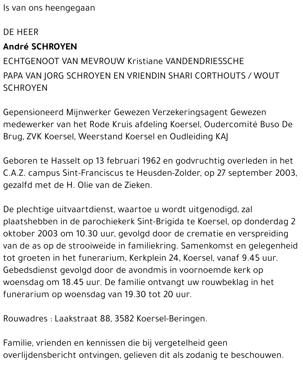 André Schroyen