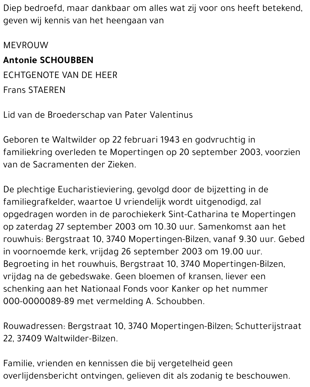Antonie Schoubben