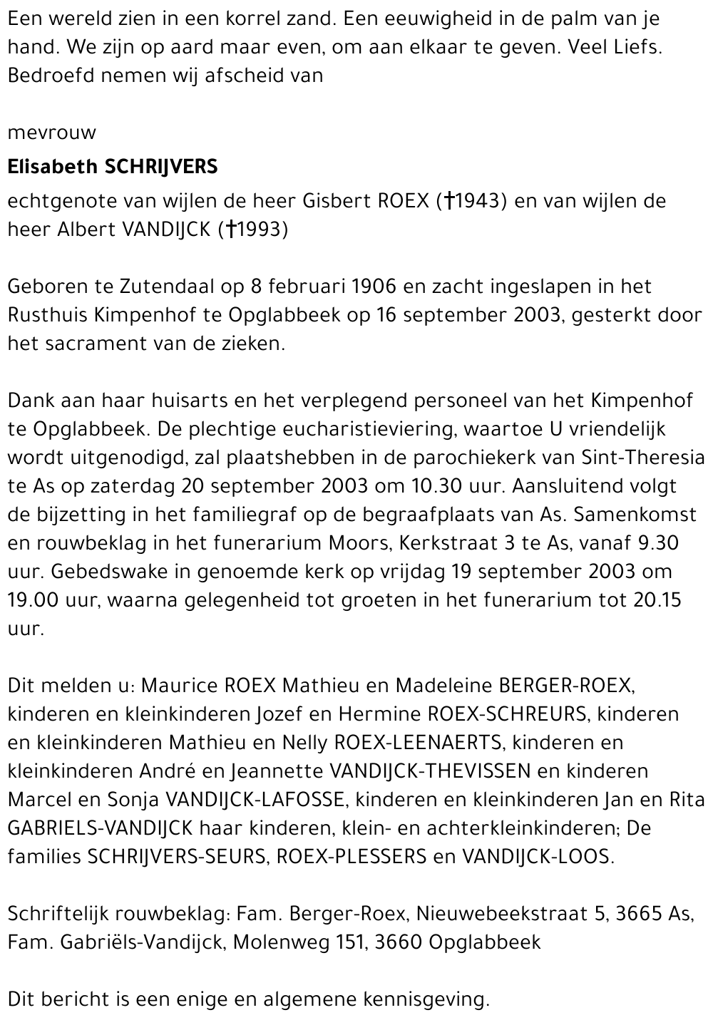 Elisabeth Schrijvers