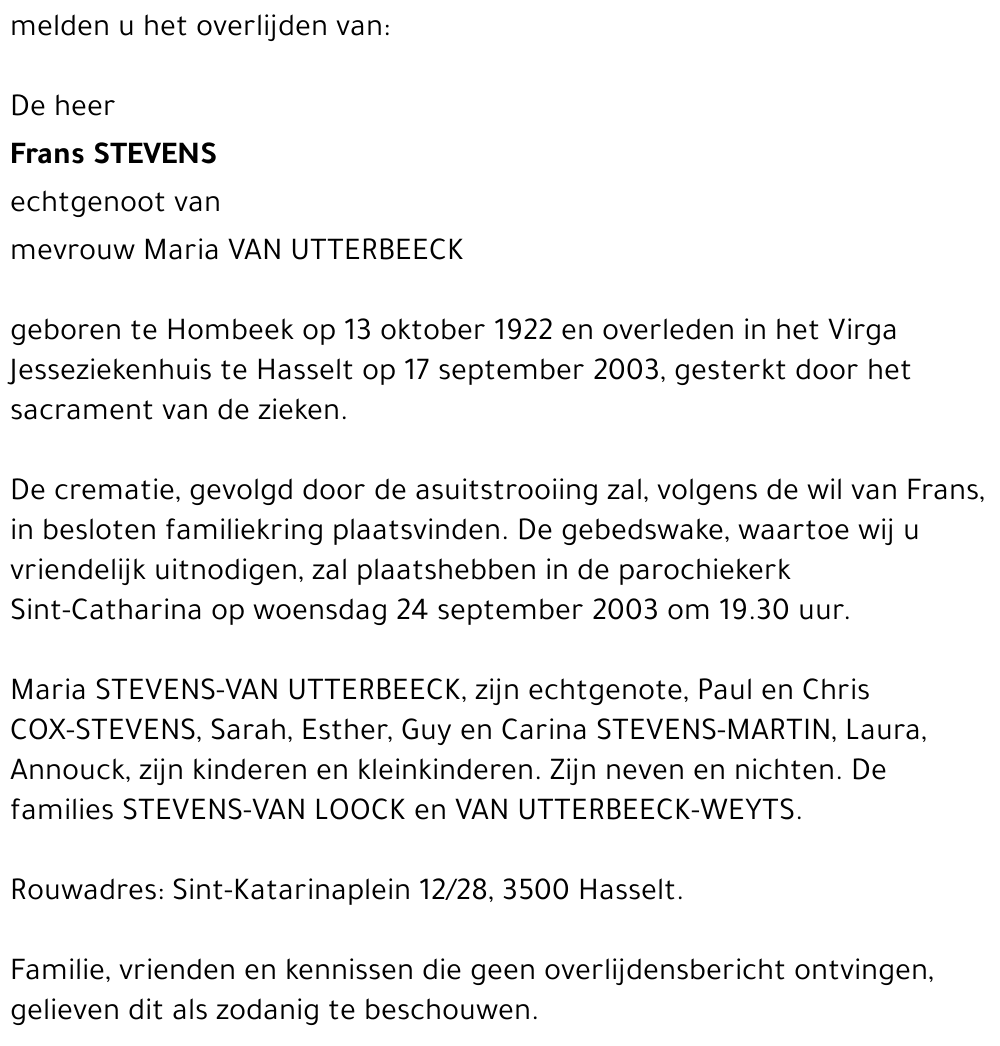 Frans Stevens