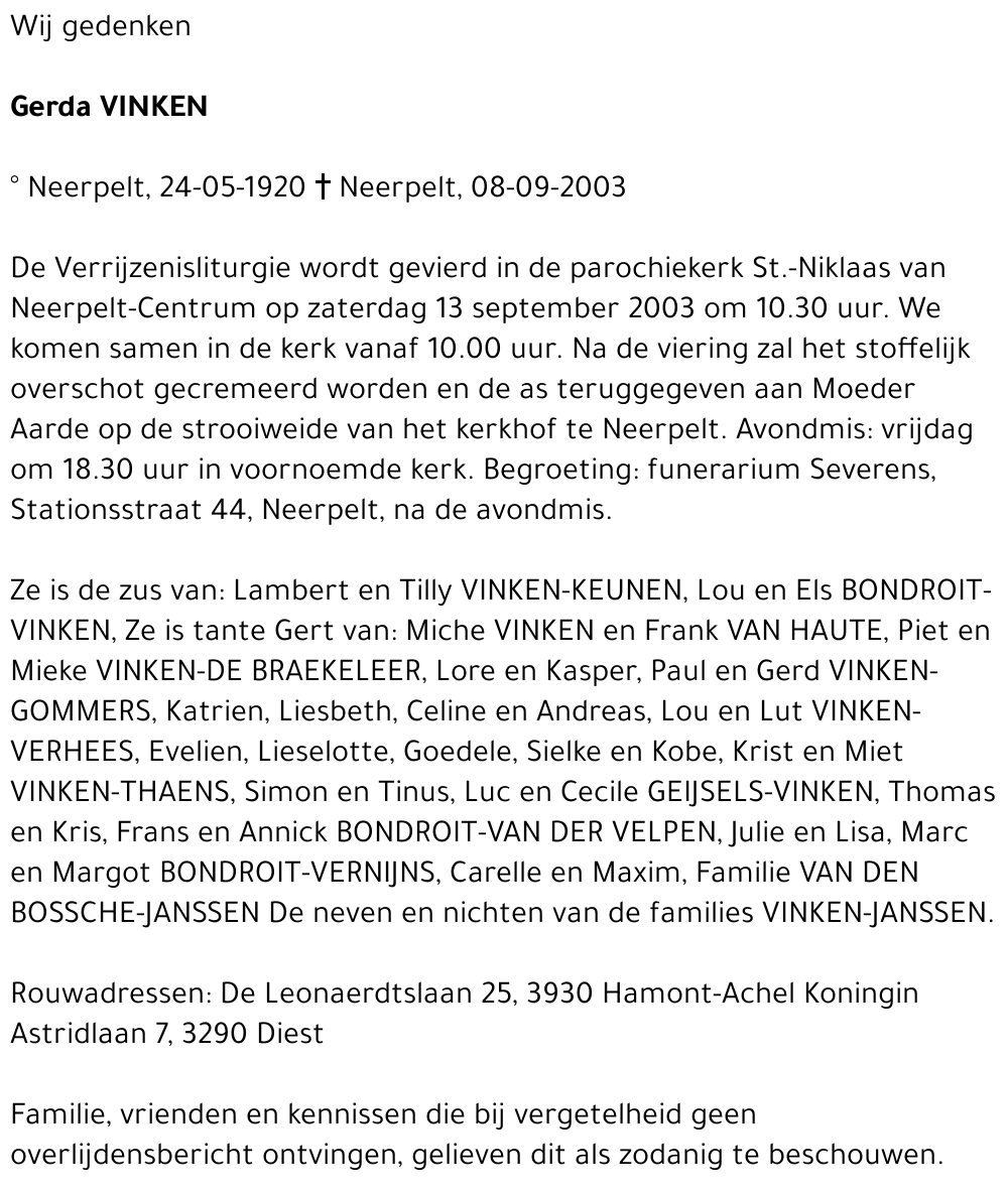 Gerda Vinken