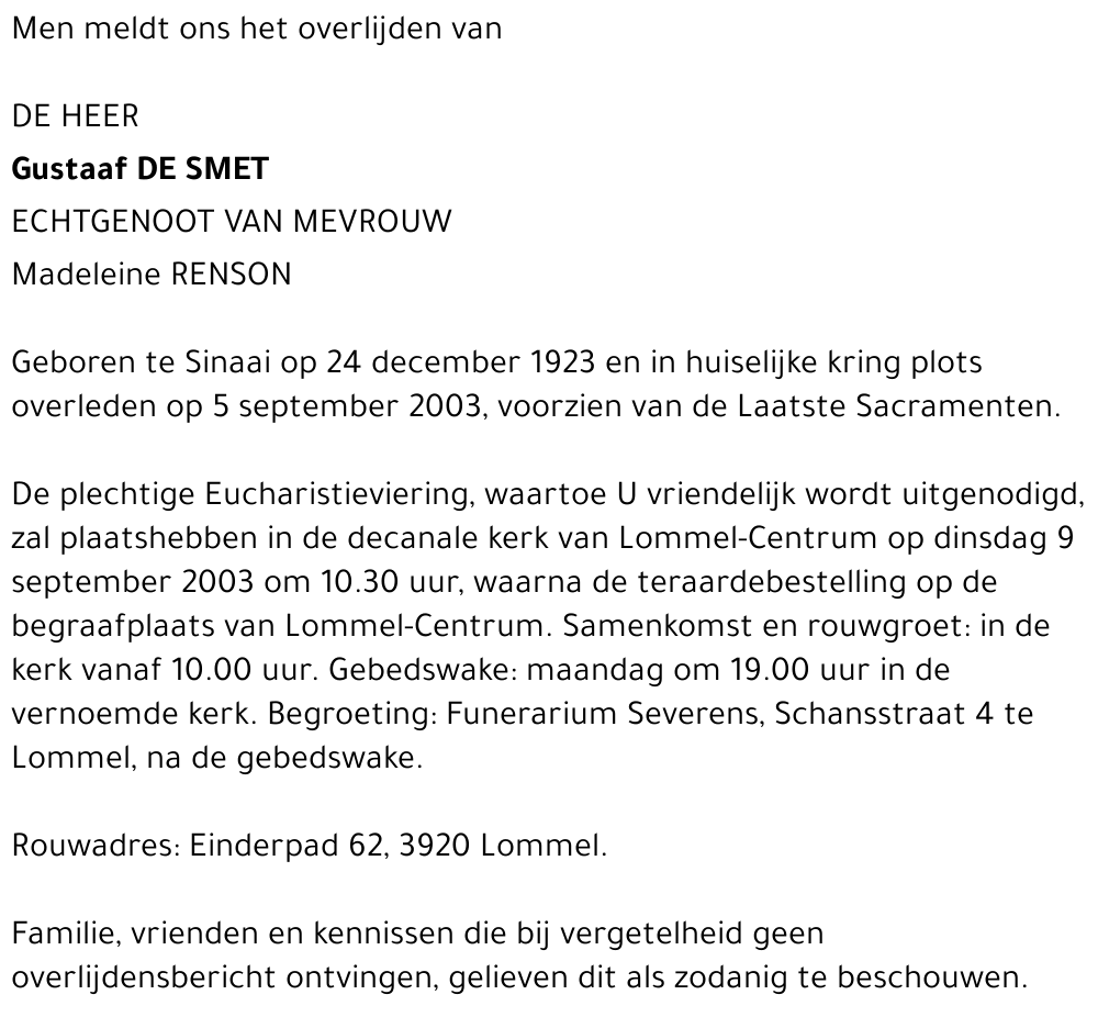 Gustaaf De Smet