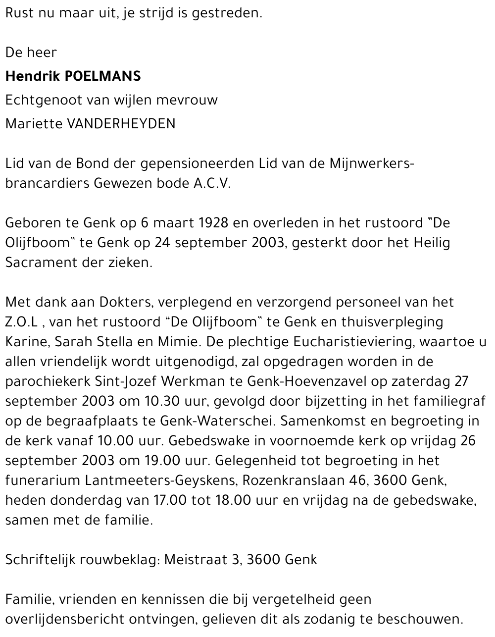 Hendrik POELMANS