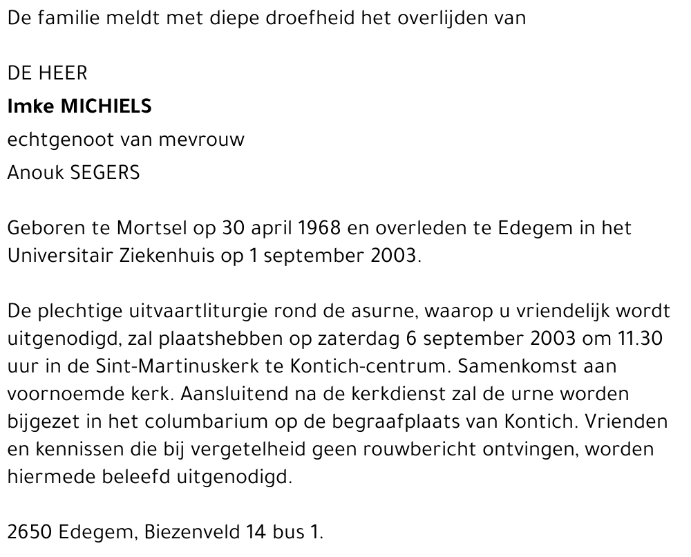 IMKE MICHIELS