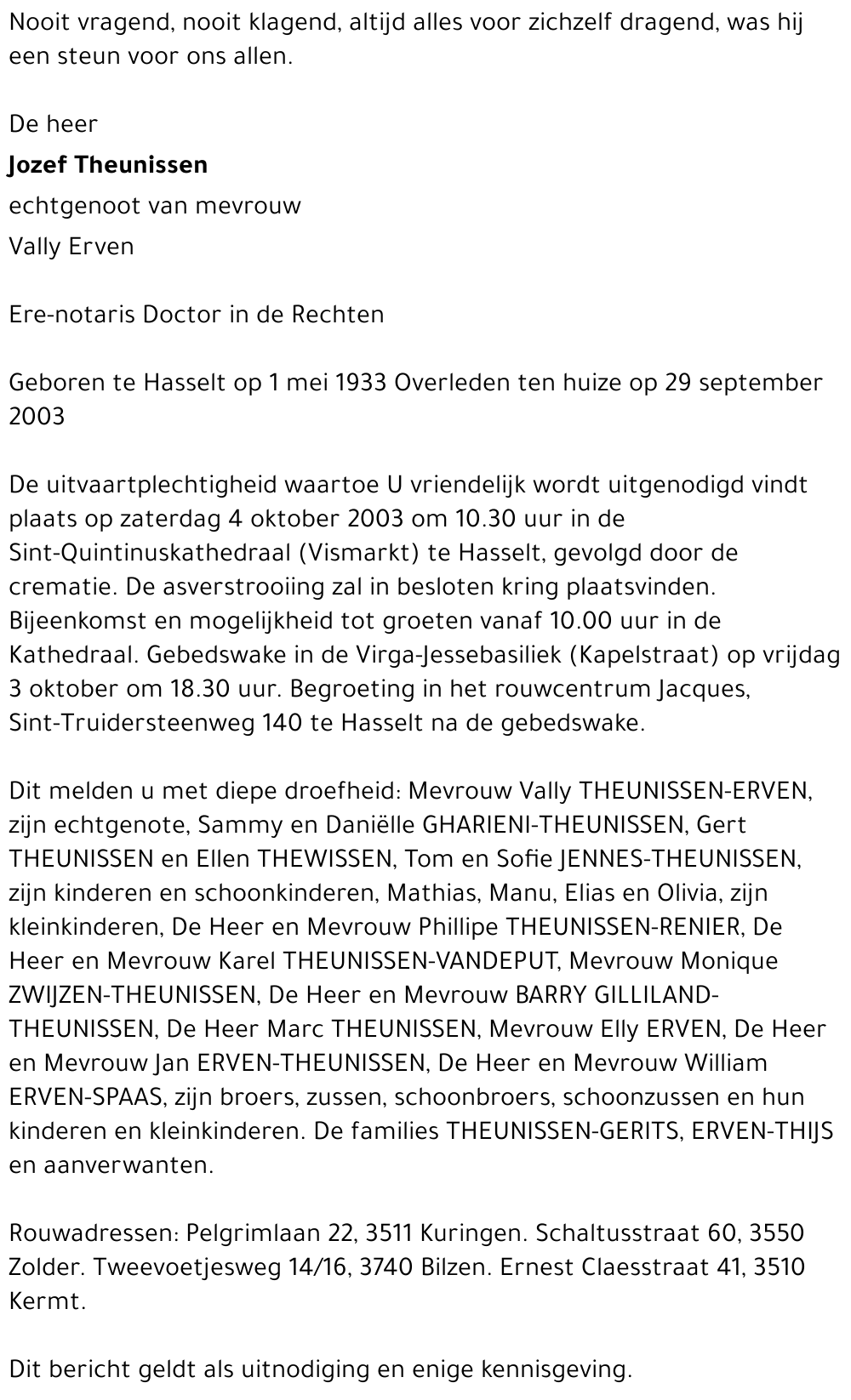 Jozef Theunissen