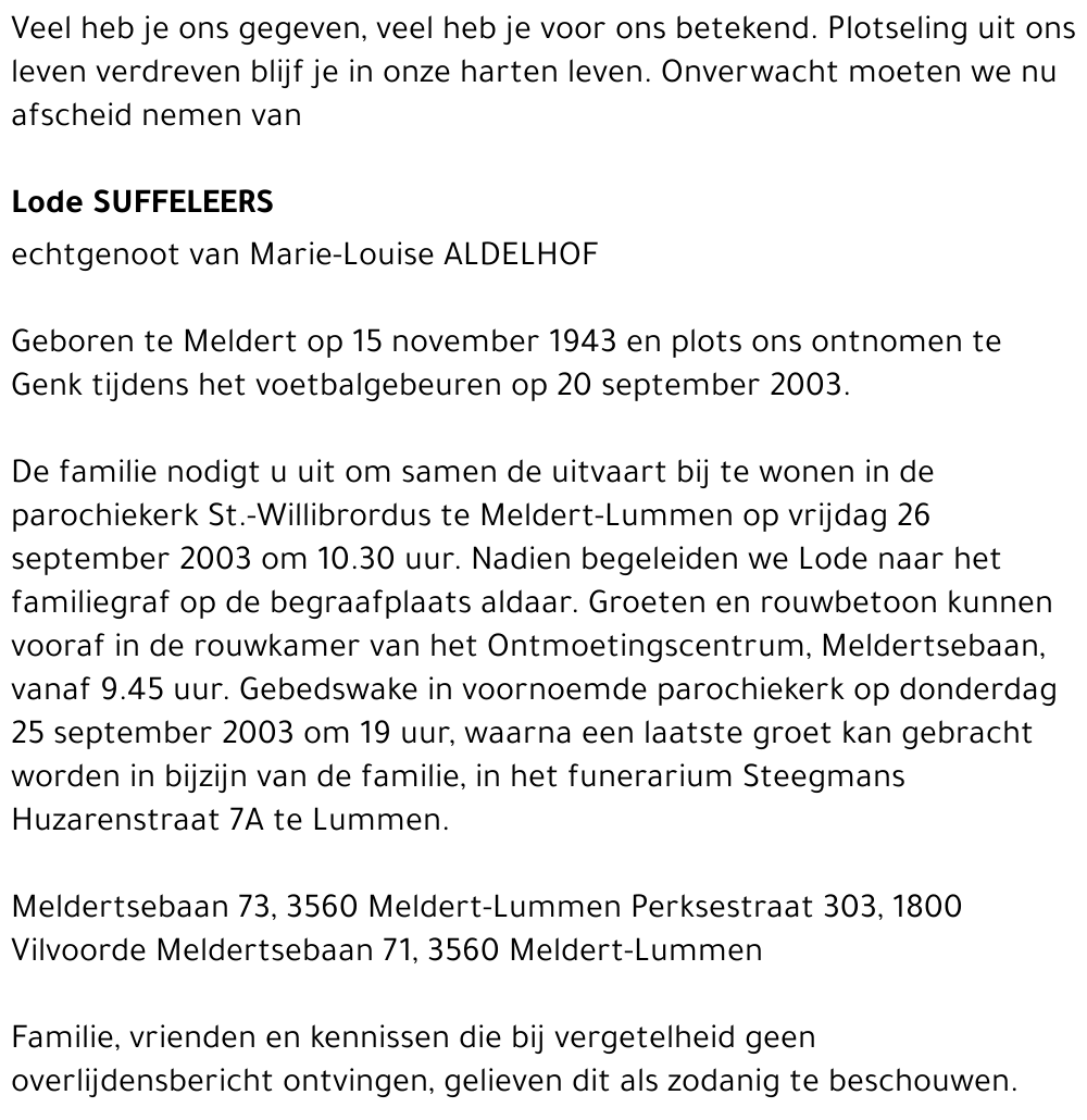 Lode Suffeleers