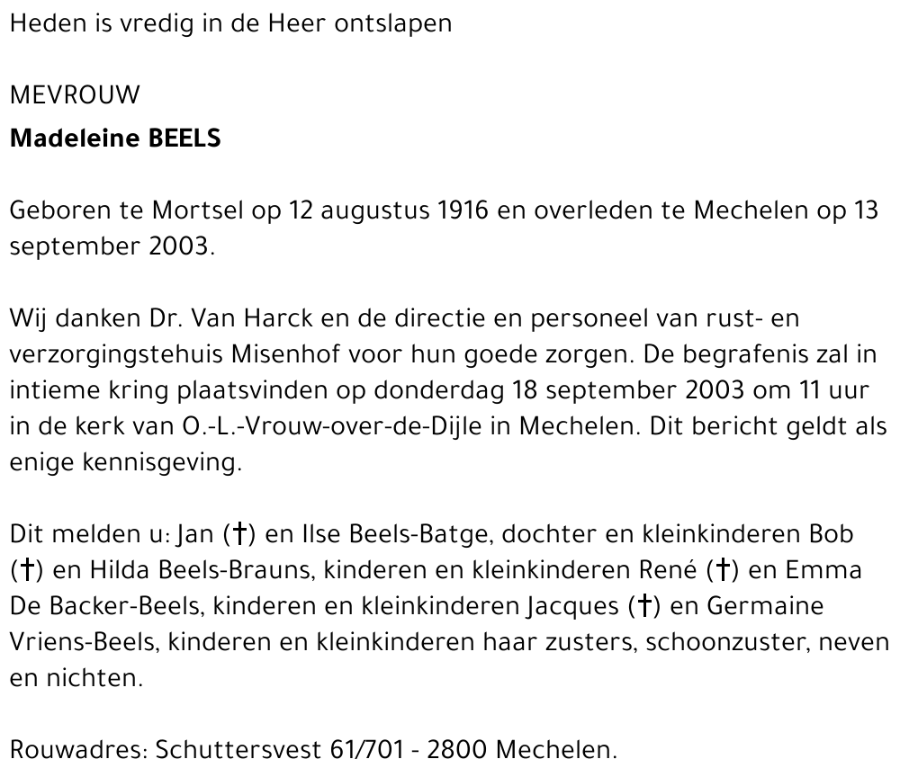 Madeleine Beels