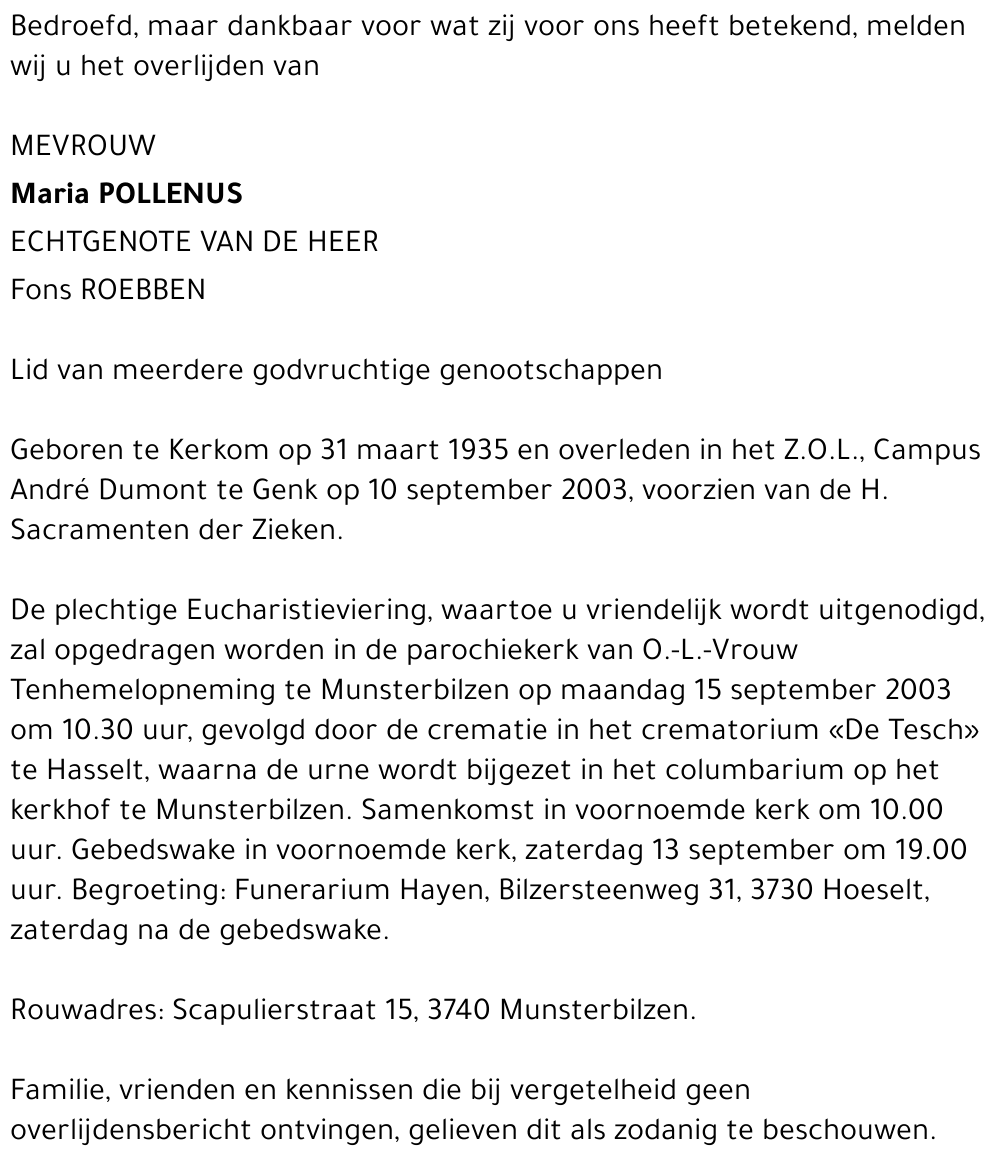 Maria Polleunus