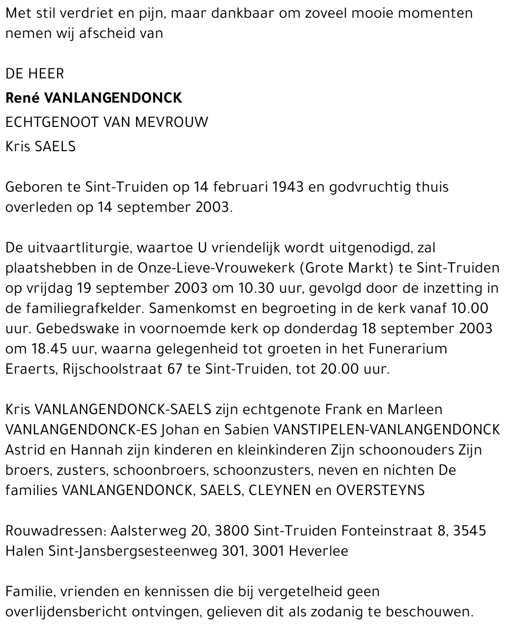 René Vanlangendonck