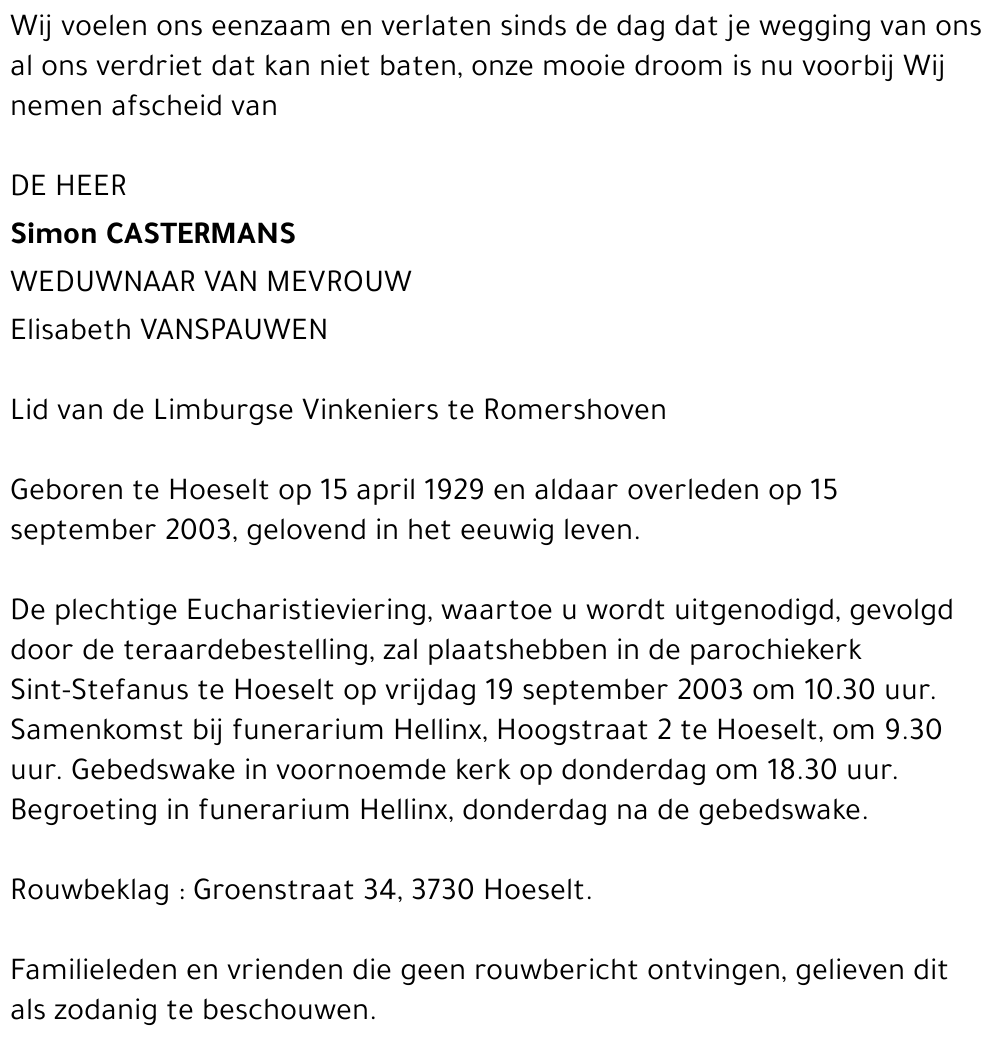 Simon Castermans