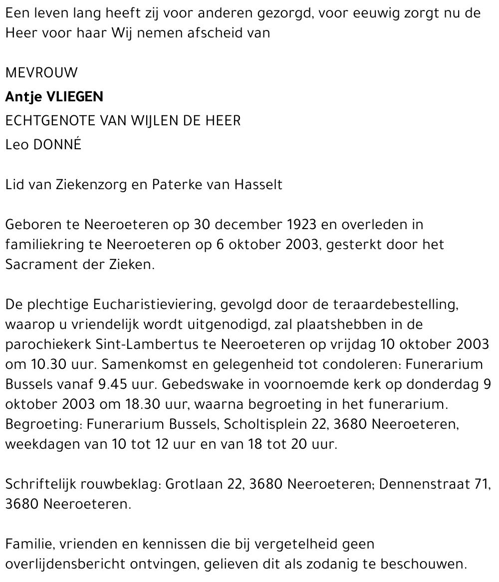 Antje Vliegen
