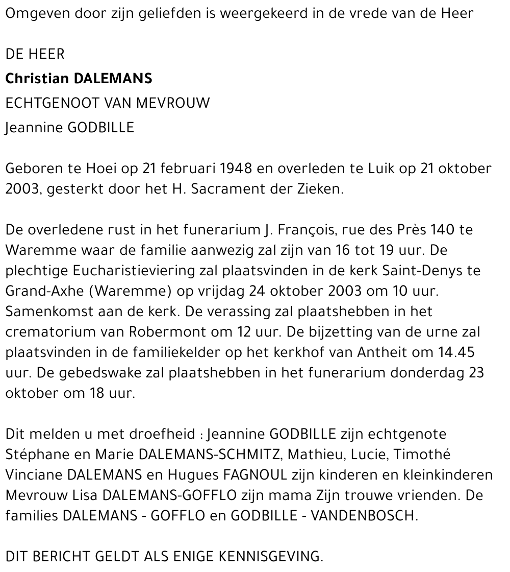 Christian Dalemans