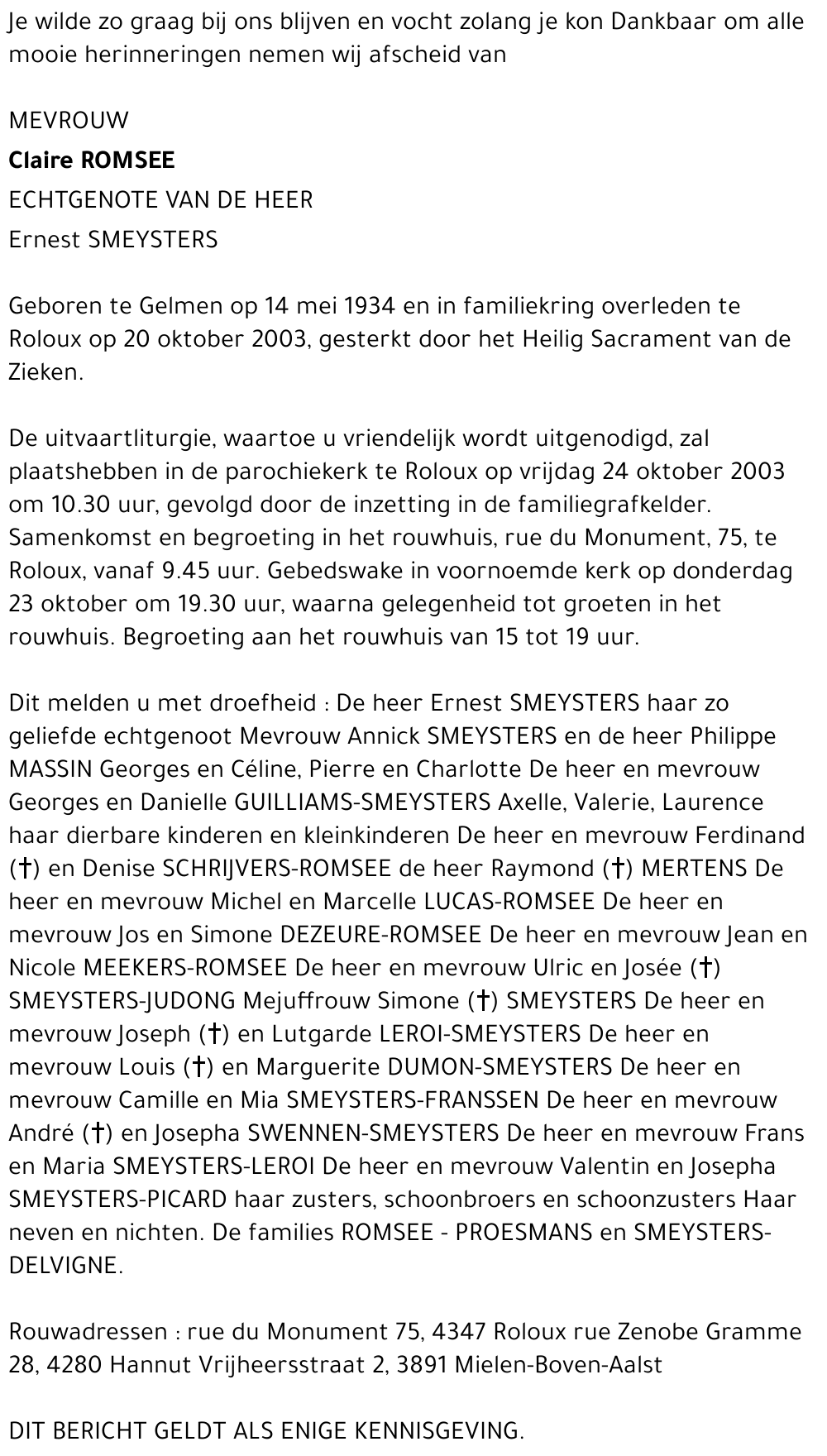 Claire Romsee