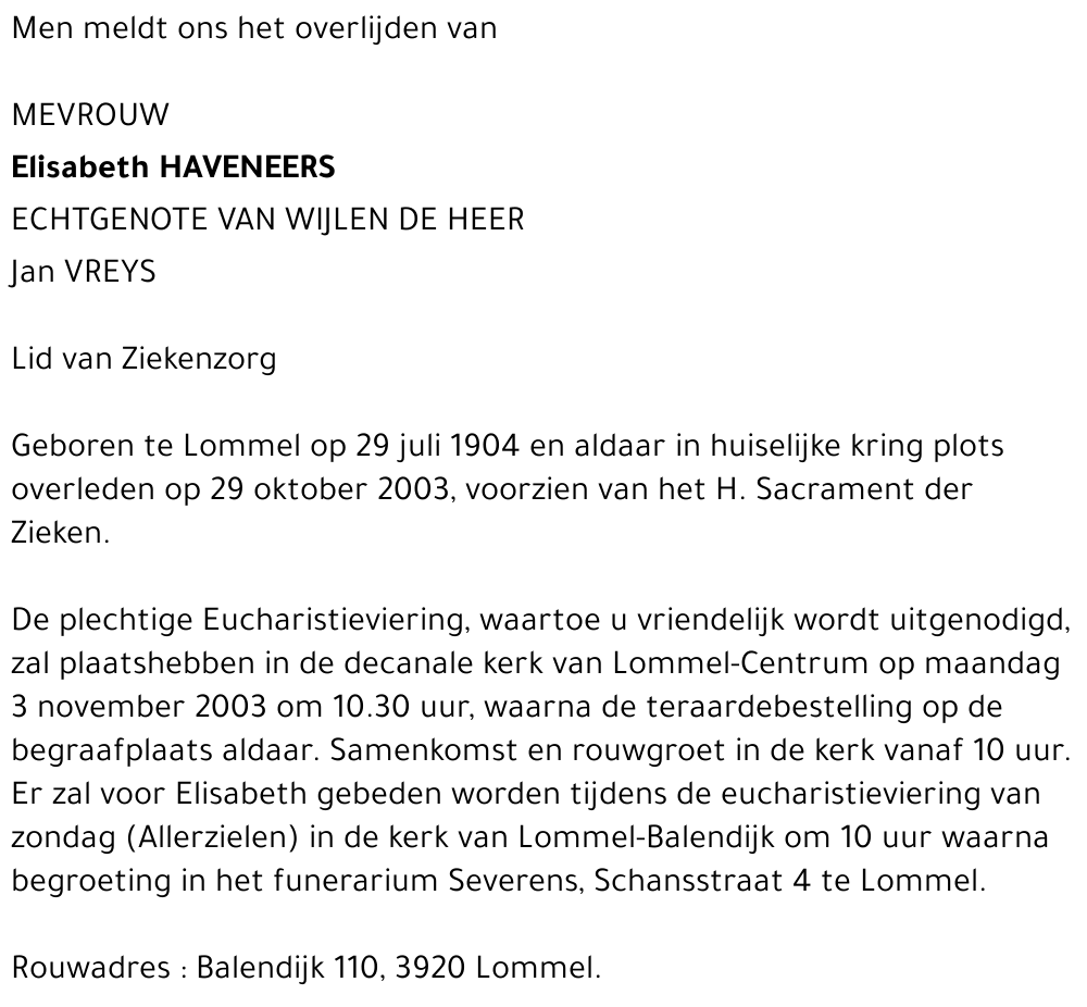 Elisabeth Haveneers
