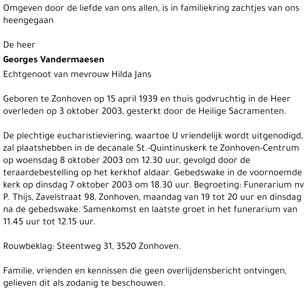 Georges Vandermaesen