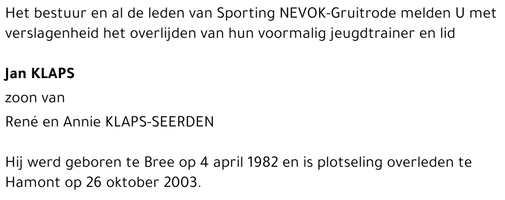 Jan KLAPS