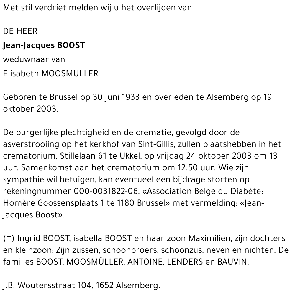 JEAN-JACQUES BOOST