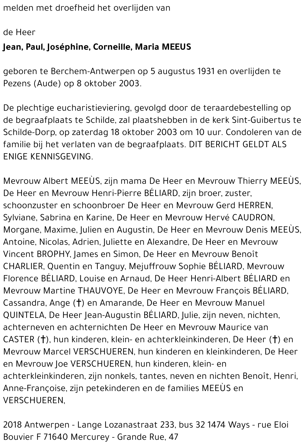 Jean MEEUS