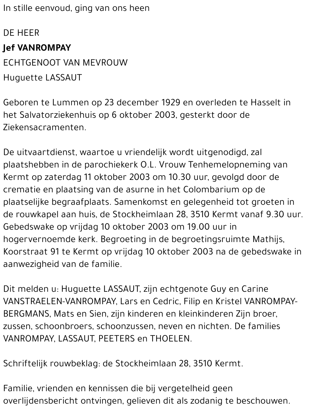 Jef Vanrompay